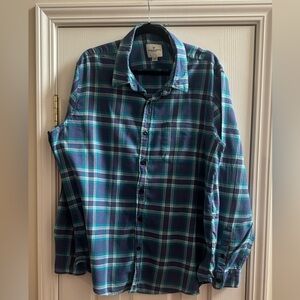 Men's Blue and Green Plaid American Eagle Shirt
Seriously Soft
100% Cotton